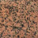 Échantillon de granit Rose d'Alva pour monument funéraire.
